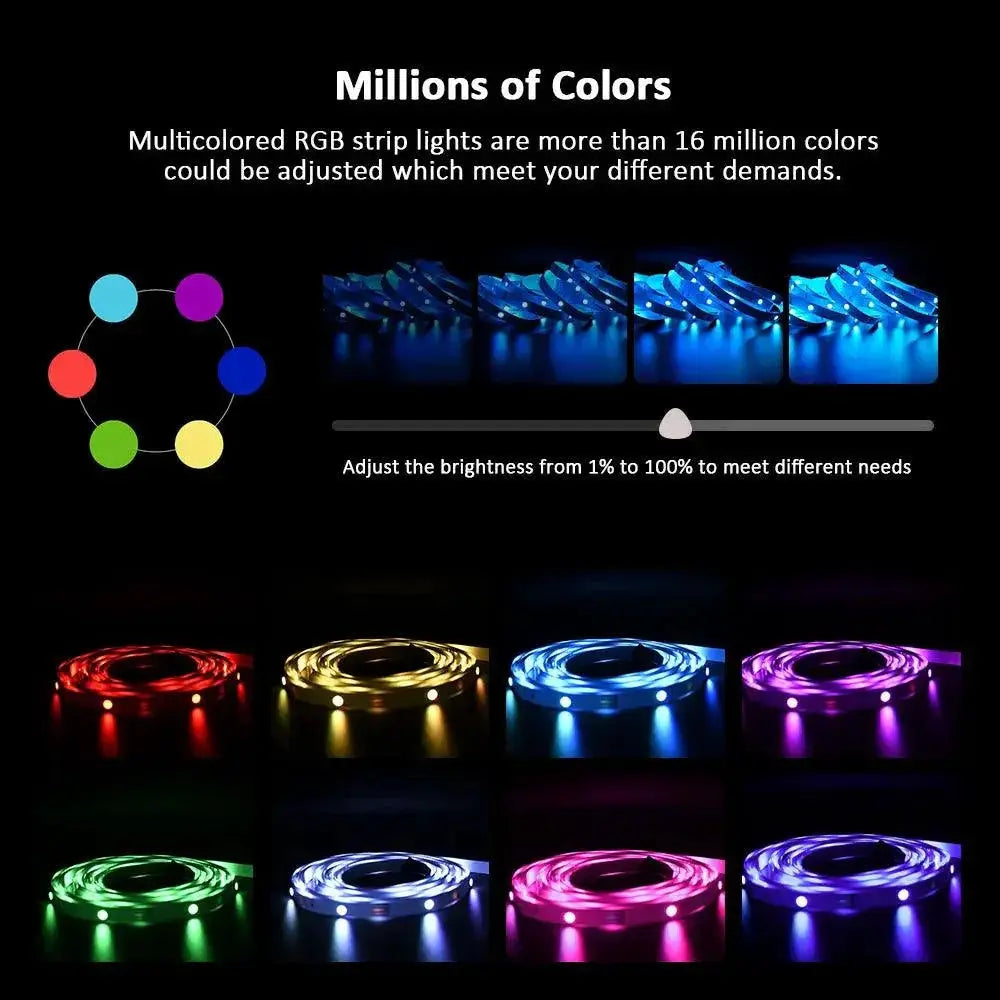 LED Strip Light With Music Sync Mood Lighting - OurLum.com