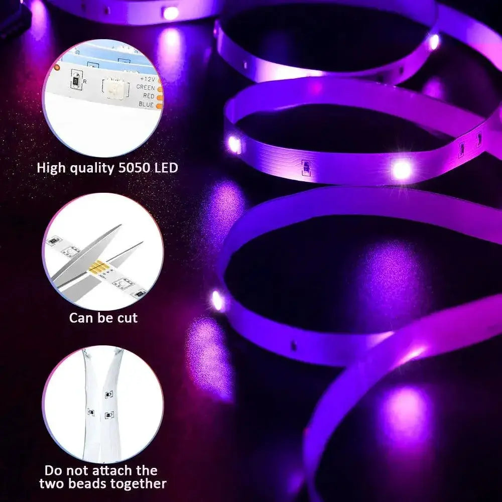LED Strip Light With Music Sync Mood Lighting - OurLum.com
