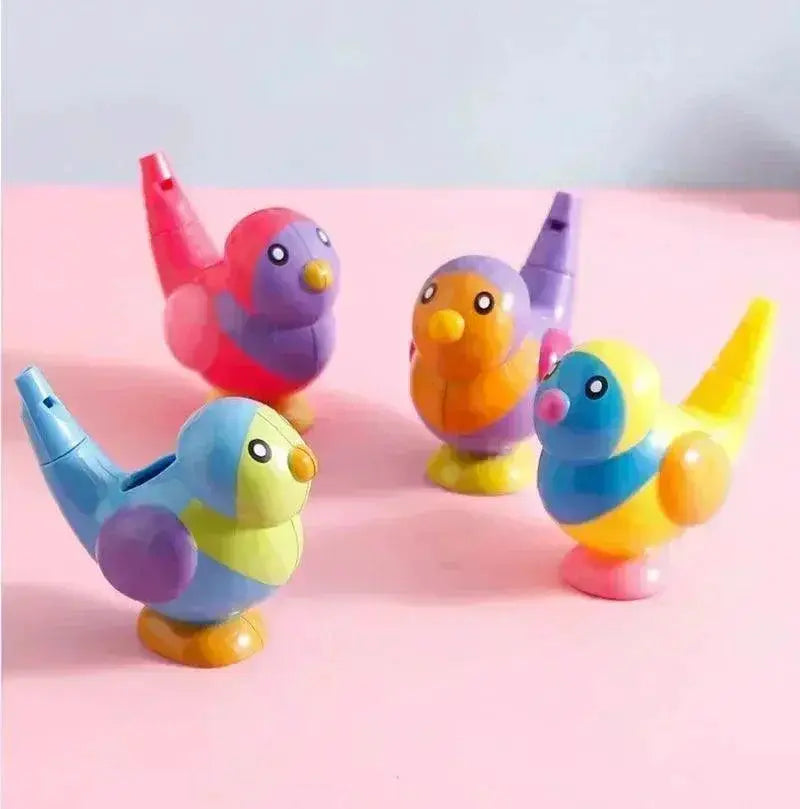 Coloured Drawing Water Bird Whistle Musical Toy For Kids
