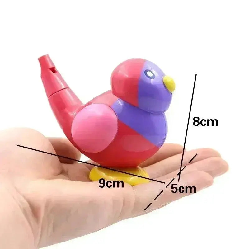 Coloured Drawing Water Bird Whistle Musical Toy For Kids