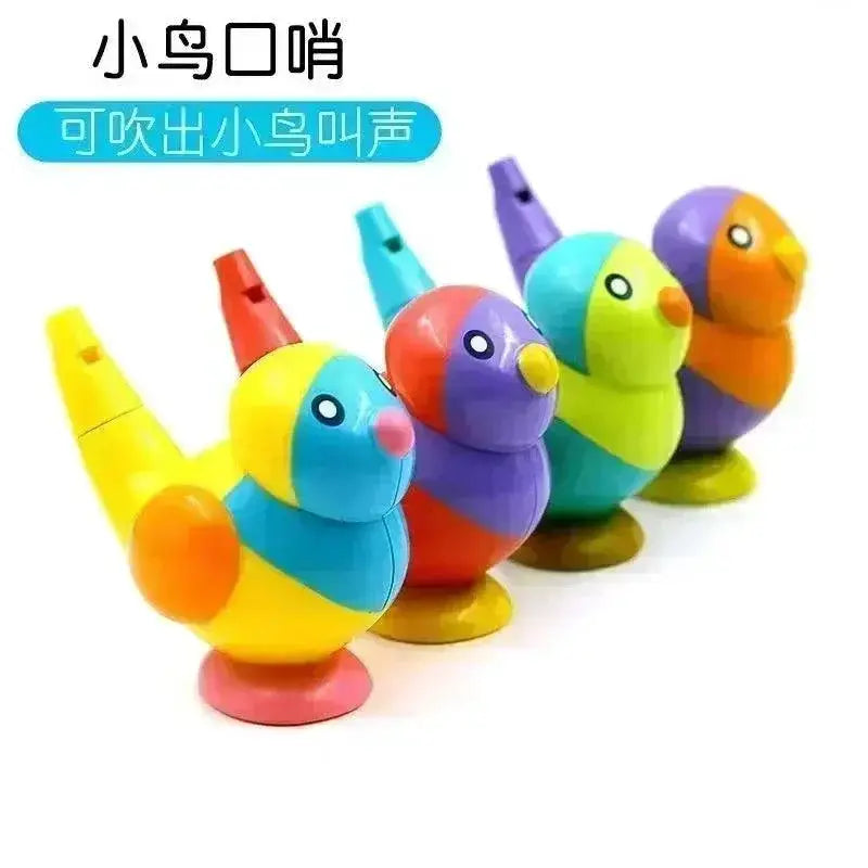 Coloured Drawing Water Bird Whistle Musical Toy For Kids