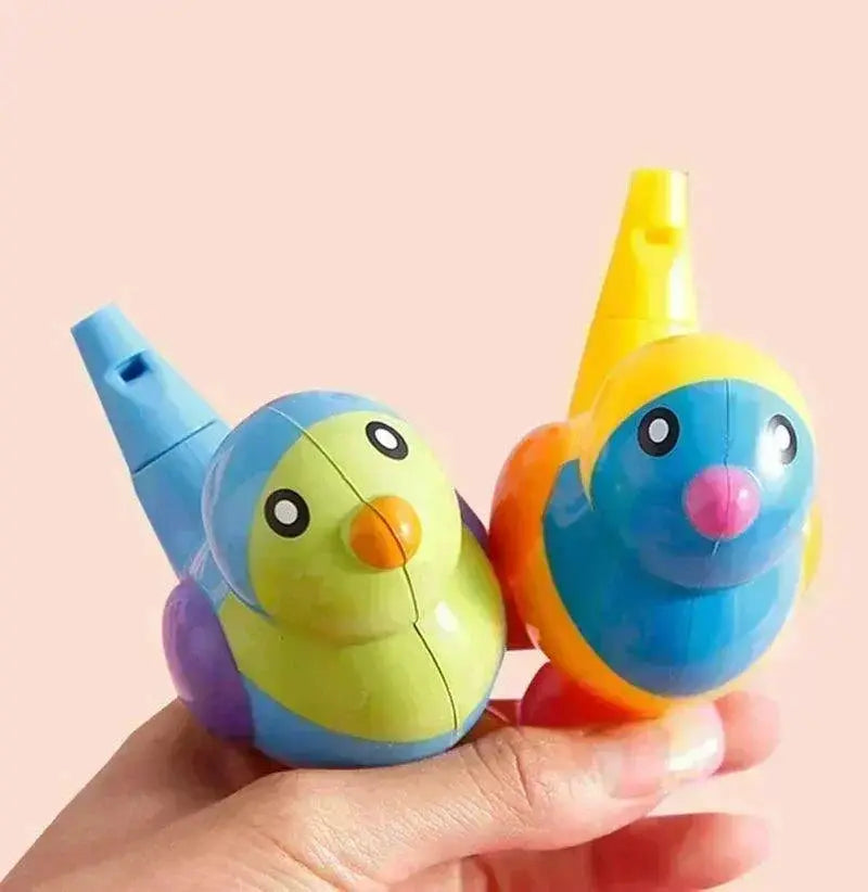 Coloured Drawing Water Bird Whistle Musical Toy For Kids