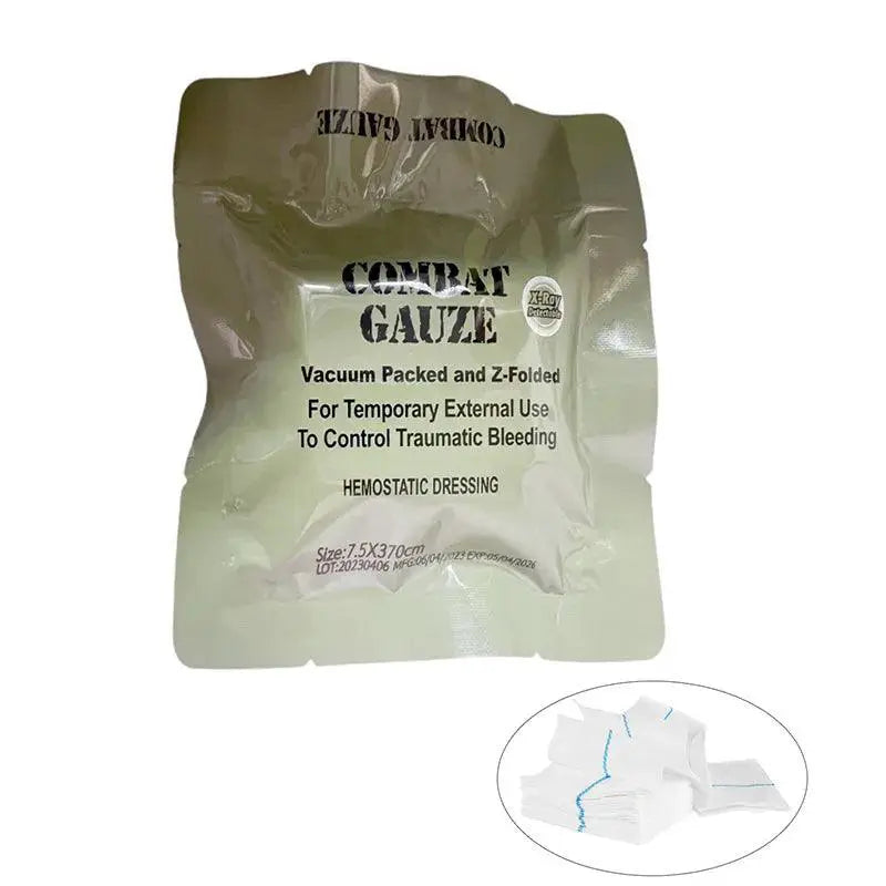 Combat Hemostatic Gauze For Tactical Military Wounds