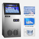 VEVOR 40KG 50KG 60KG 68KG 24H Commercial Ice Maker Machine