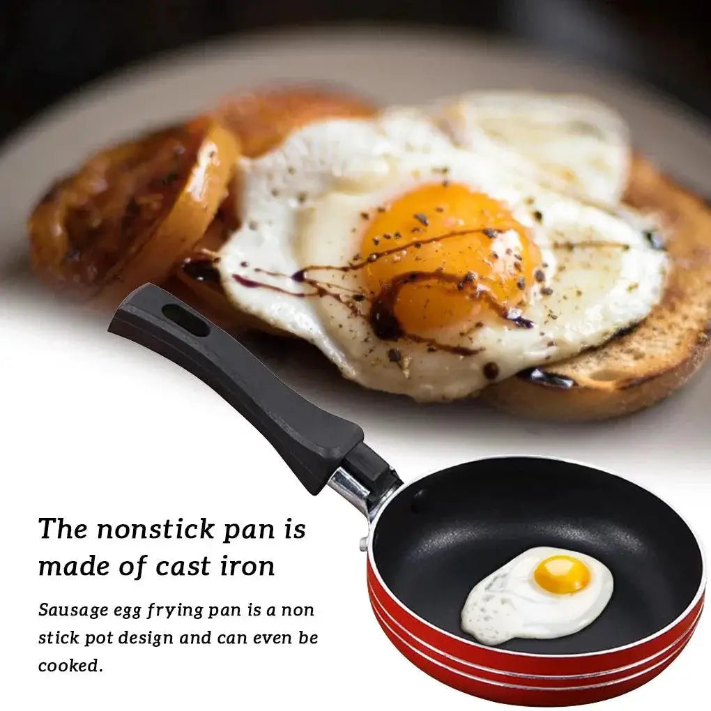 Compact 16cm Nonstick Frying Pan for Eggs and Vegetables