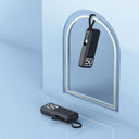 Compact 5000mAh Power Bank with Built-in Cable for Devices