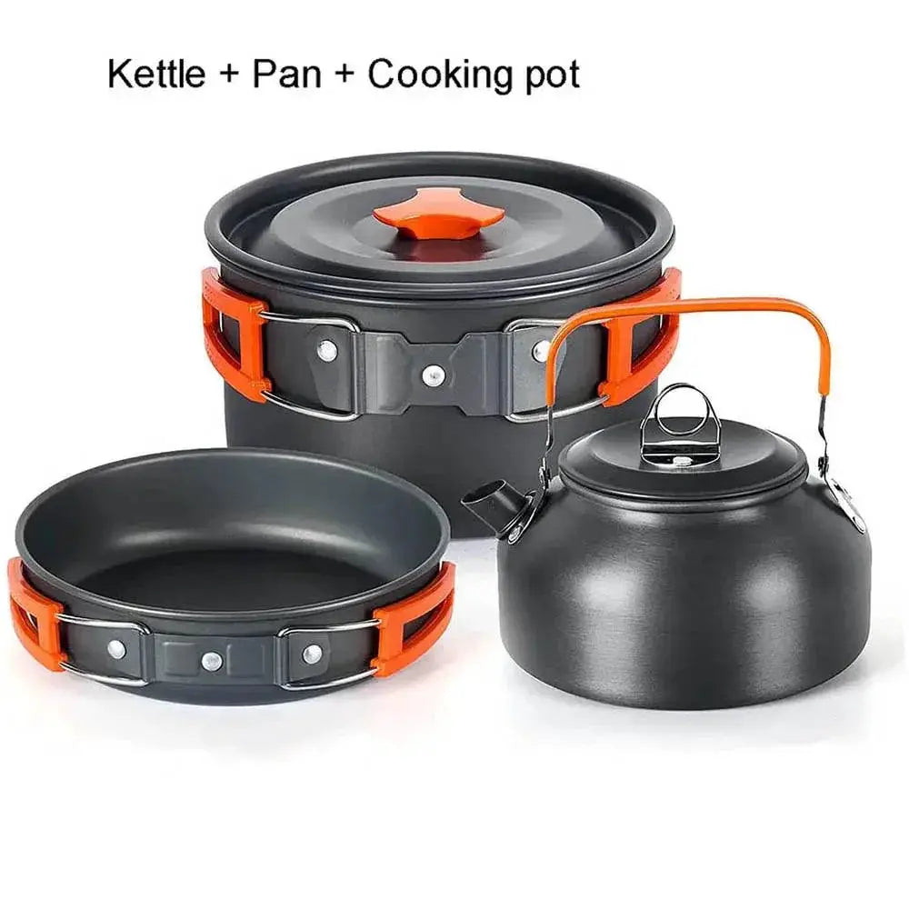 Durable Camping Cookware Set Outdoors — product view