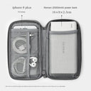 Compact Electronics Organizer Bag for Travel Oxford Cloth