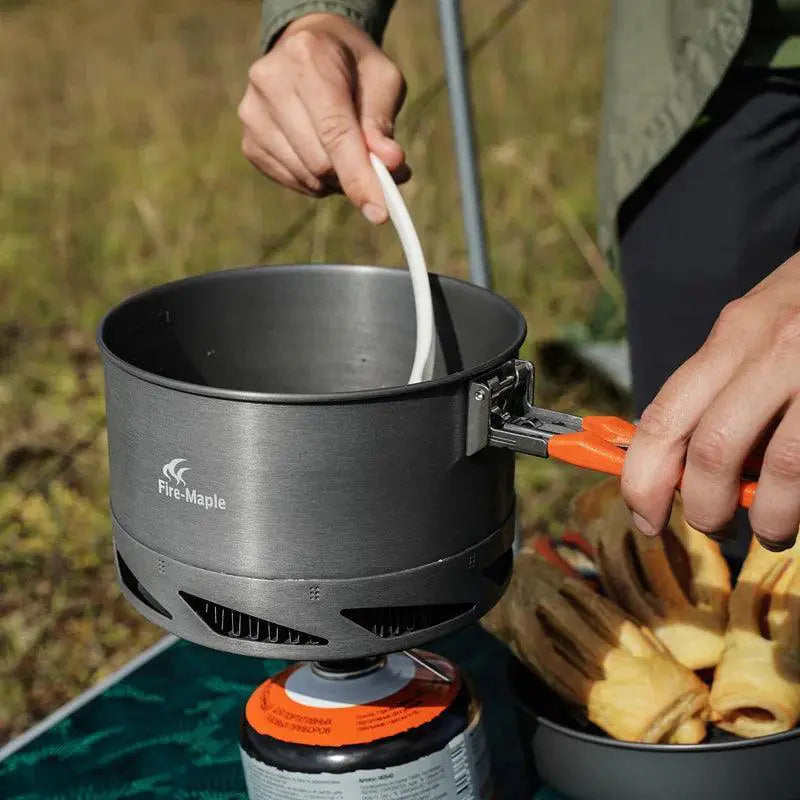 Compact Fire Maple Camping Cookware Set With Heat Exchanger