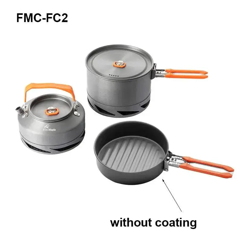 Compact Fire Maple Camping Cookware Set With Heat Exchanger