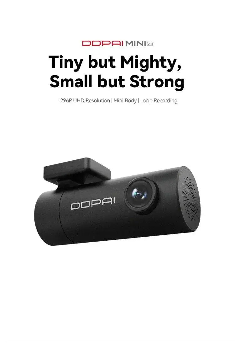 Compact HD Car Dash Cam With Night Vision And WiFi