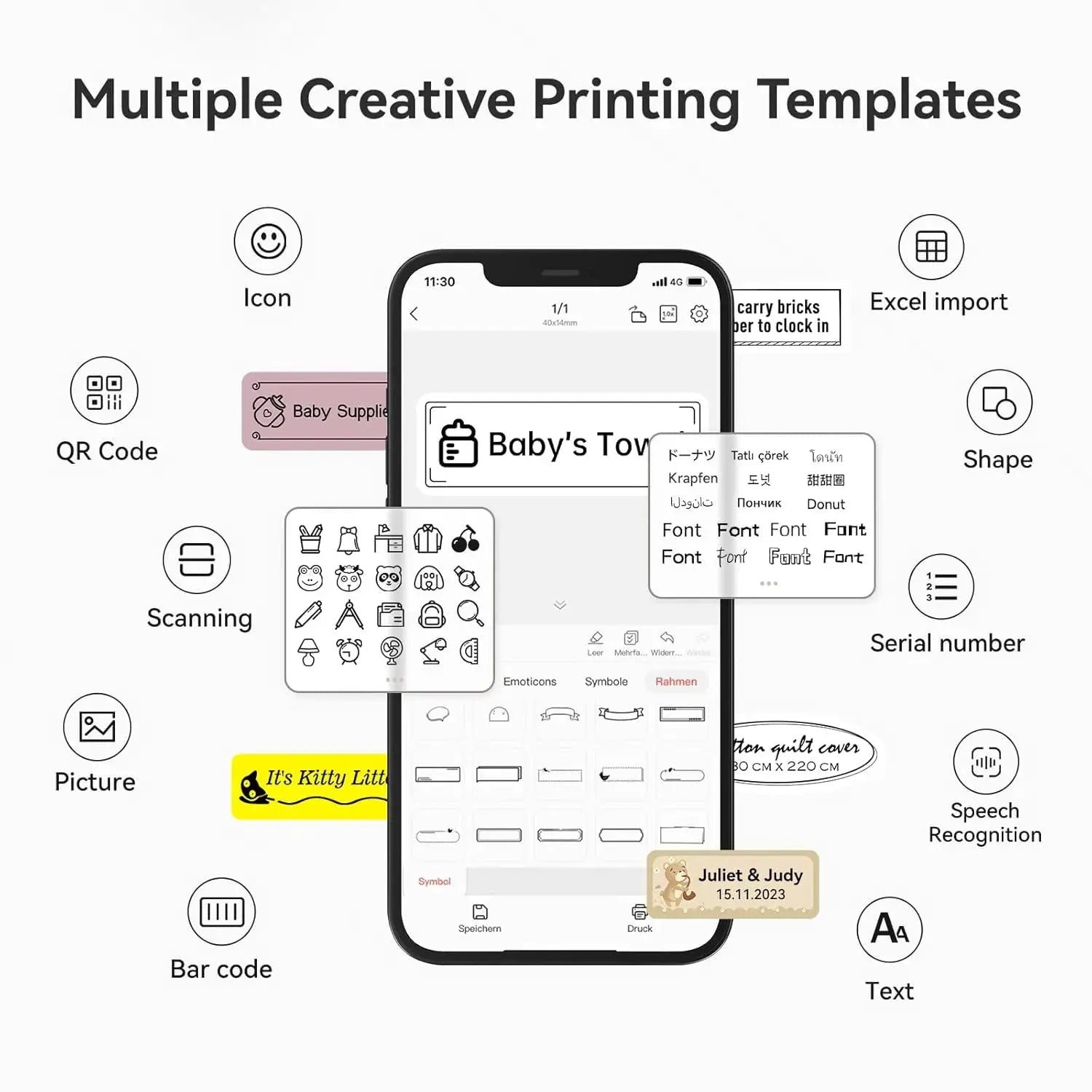 Compact Label Printer for On The Go