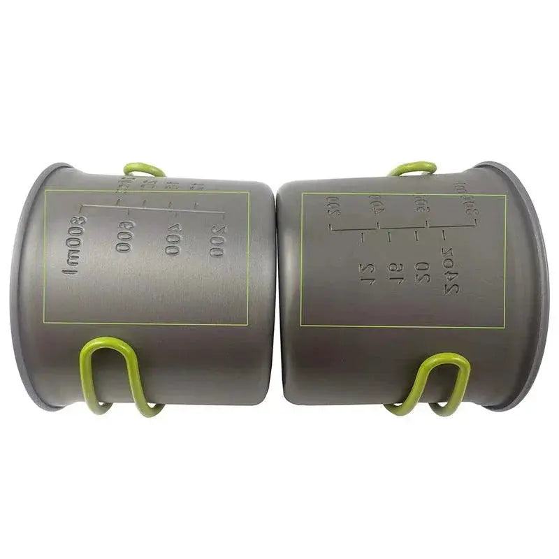 Compact Outdoor Cooking Set With Mini Gas Stove Utensils
