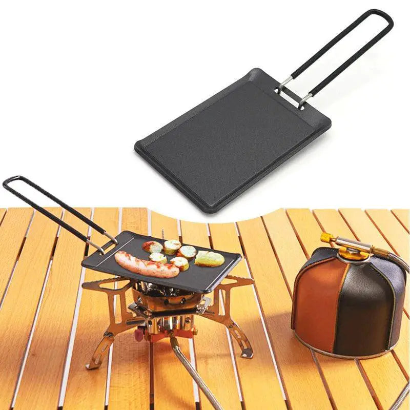 Compact Portable Camping Frying Pan Mini Grill For BBQ