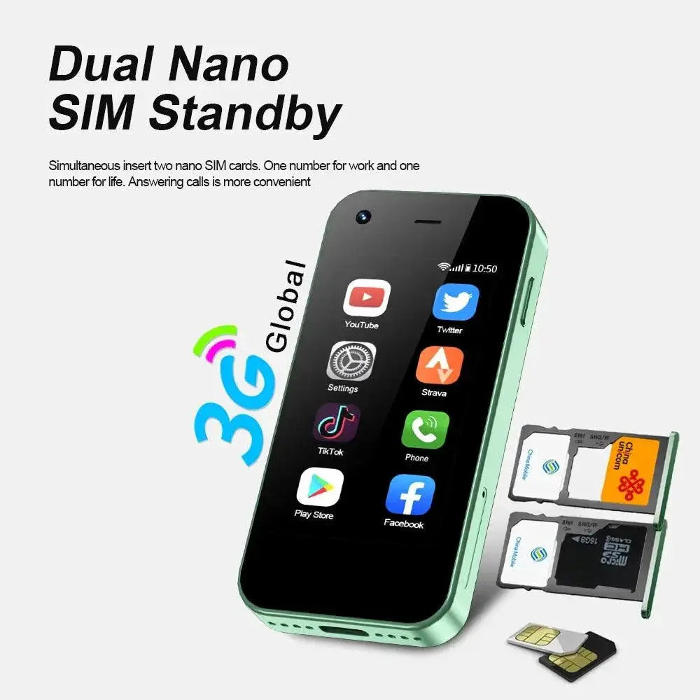 Compact Servo King5000 Mini Smartphone 3G Dual SIM 16GB