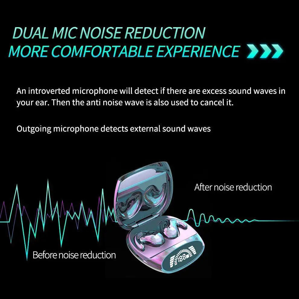 Compact Wireless Earbuds With HiFi Sound And Noise Reduction