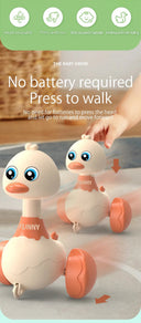 Baby Duck Toy Battery Free Press and Go