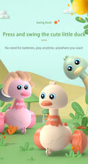 Baby Duck Toy Battery Free Press and Go