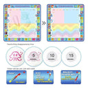 Water Drawing Mat for Kids Mess-Free Art