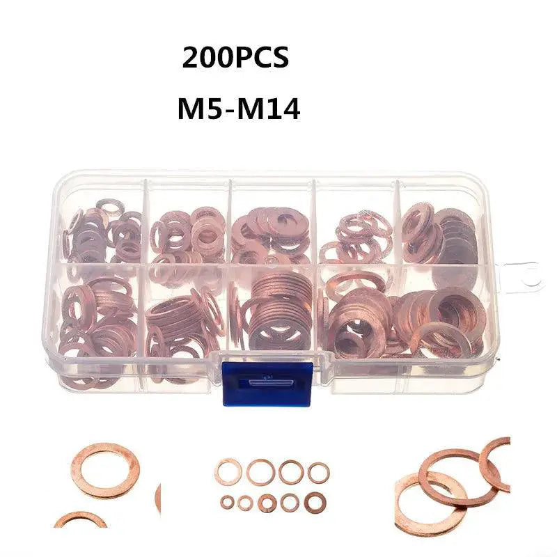 Copper Gasket Washer Set Engine Seals Premium Quality