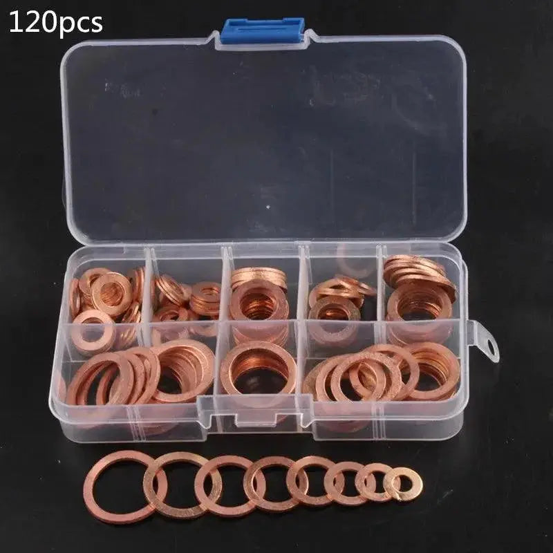 Copper Gasket Washer Set Engine Seals Premium Quality