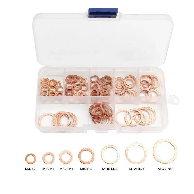 Copper Gasket Washer Set Engine Seals Premium Quality