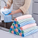 Coral Fleece Kitchen Cloths: Oil-Resistant & Absorbent