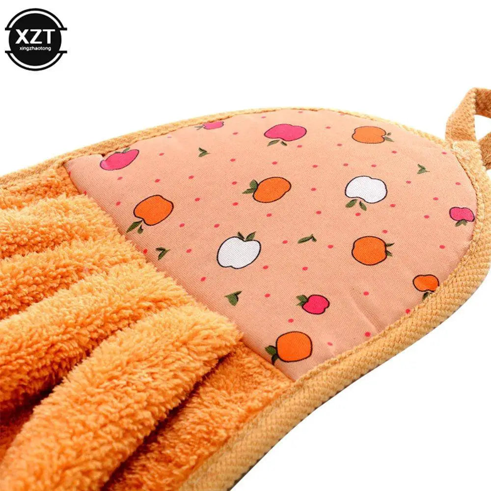Coral Velvet Hand Towel Microfiber Cloth Soft Absorbent