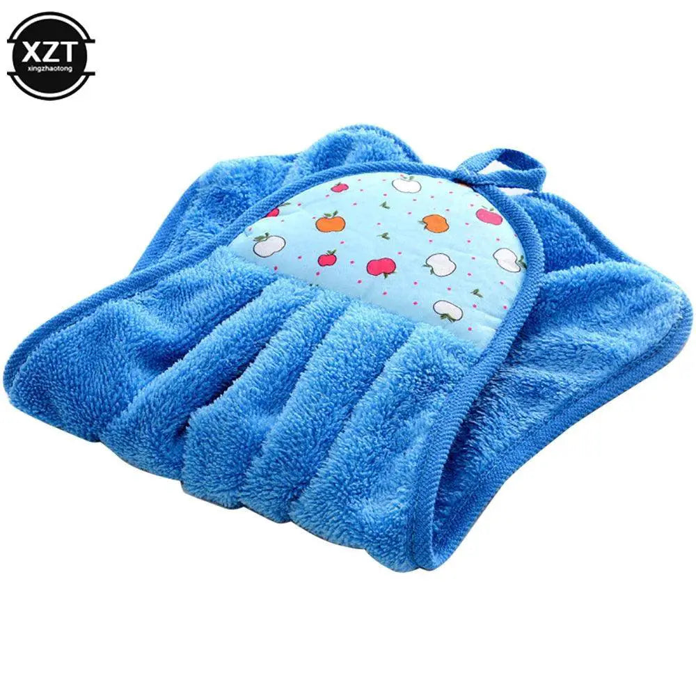 Coral Velvet Hand Towel Microfiber Cloth Soft Absorbent