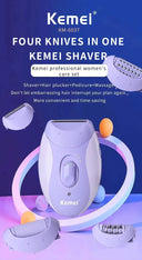 Cordless 4in1 Epilator Kit for Women
