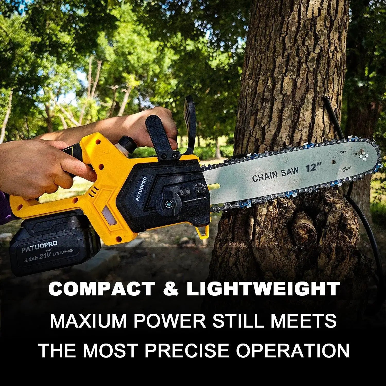 Cordless Brushless Chainsaw for Makita 18V Battery Power