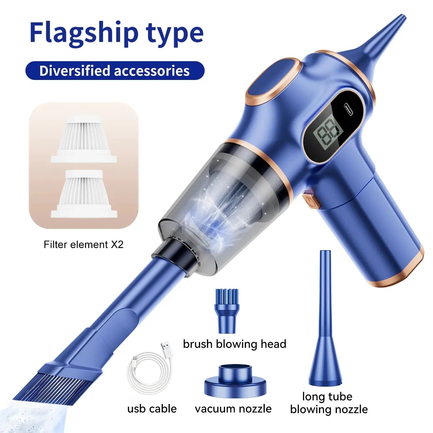 Cordless Car Vacuum for Quick Cleanup