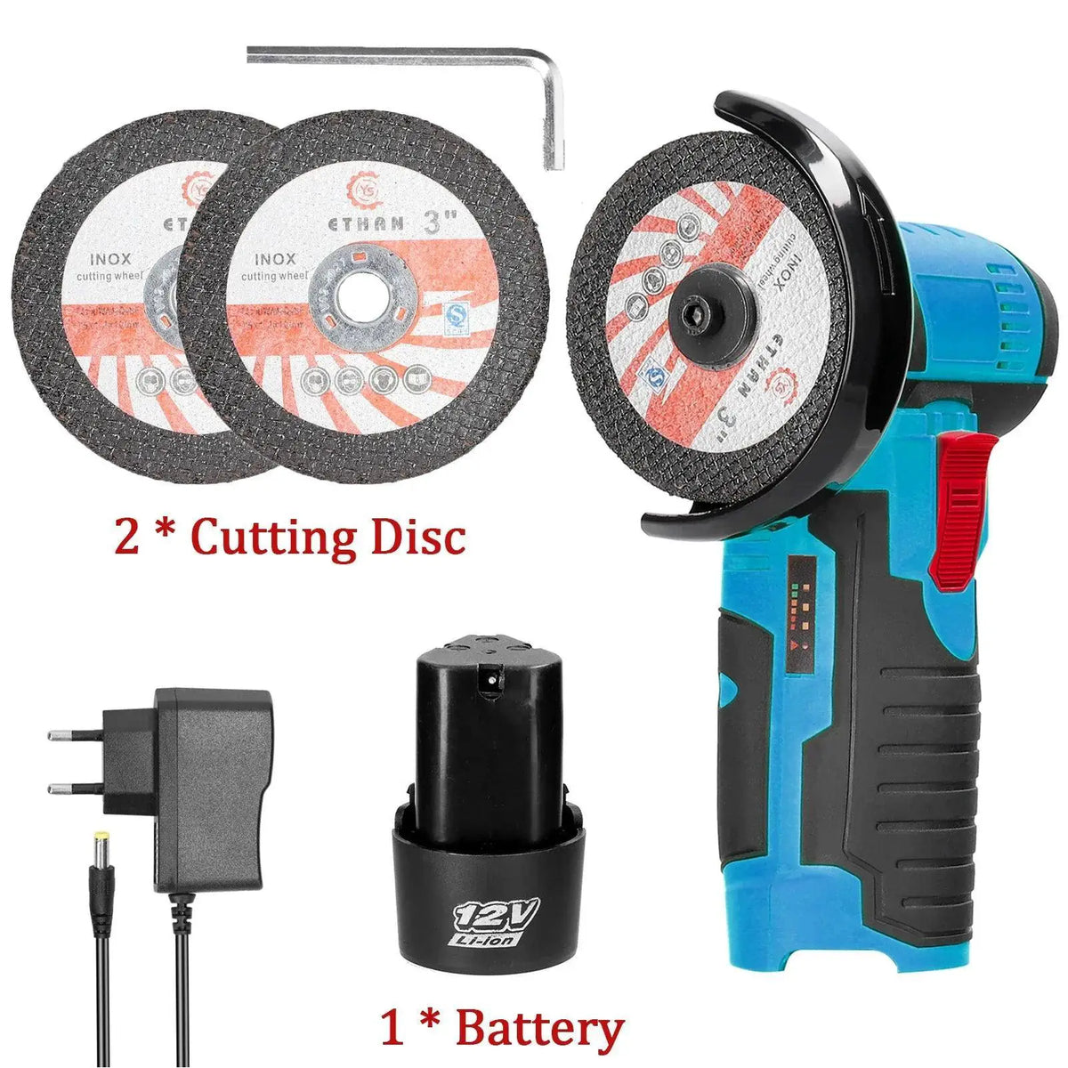 Efficient Angle Grinder for DIY Metal — product view 9
