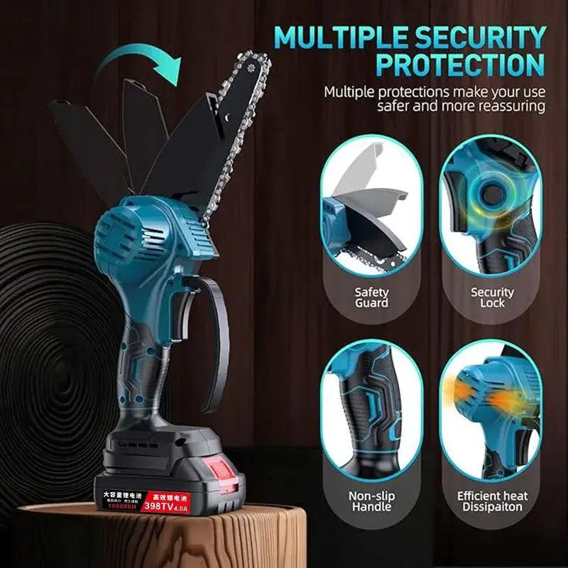Cordless Electric Pruning Chainsaw Makita Battery Tool