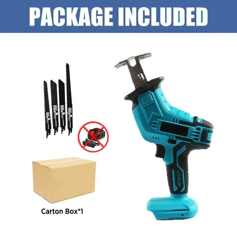 Cordless Reciprocating Saw for Wood and Metal Cutting Tool