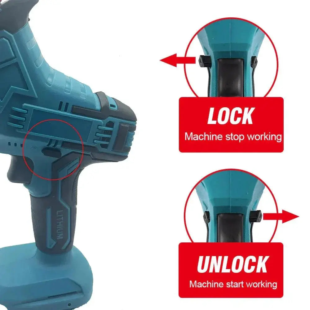 Cordless Reciprocating Saw for Wood and Metal Cutting Tool
