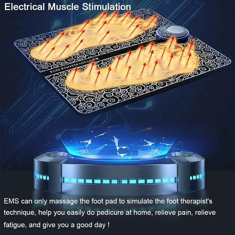 Cordless EMS Foot Massager Pad for Feet