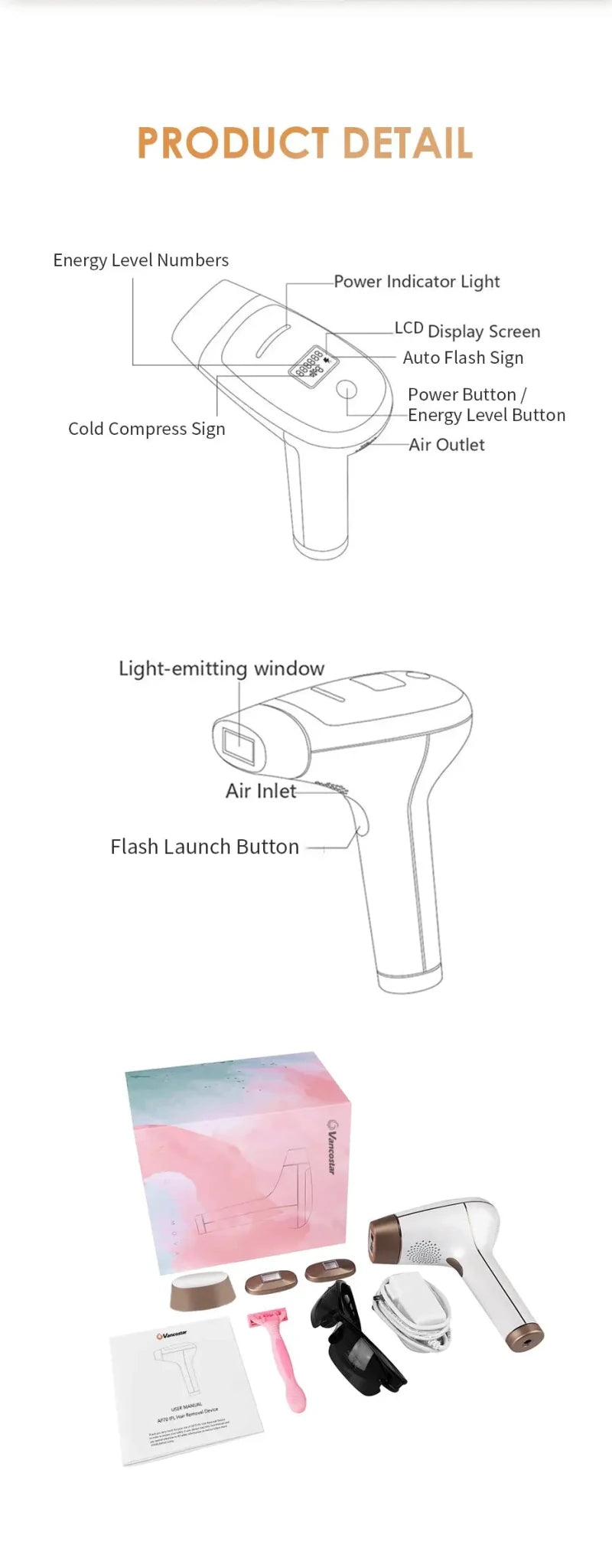 Cordless IPL Epilator for Smooth Skin — product view 19