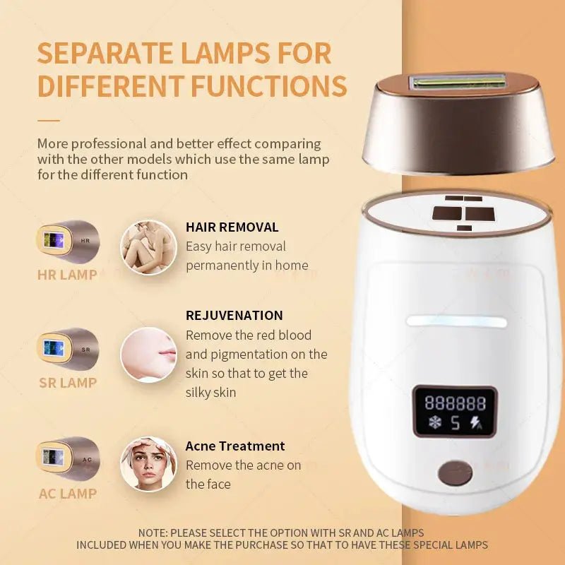 Cordless IPL Epilator for Smooth Skin