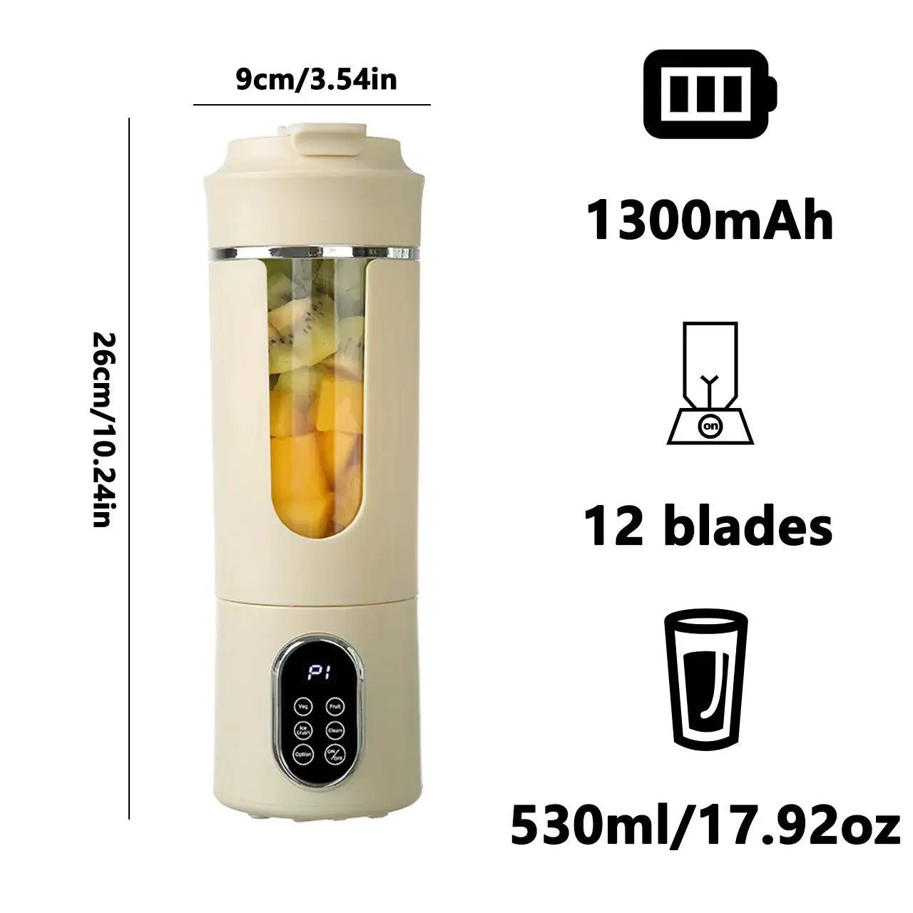 Cordless Juicer for On The Go Smoothies