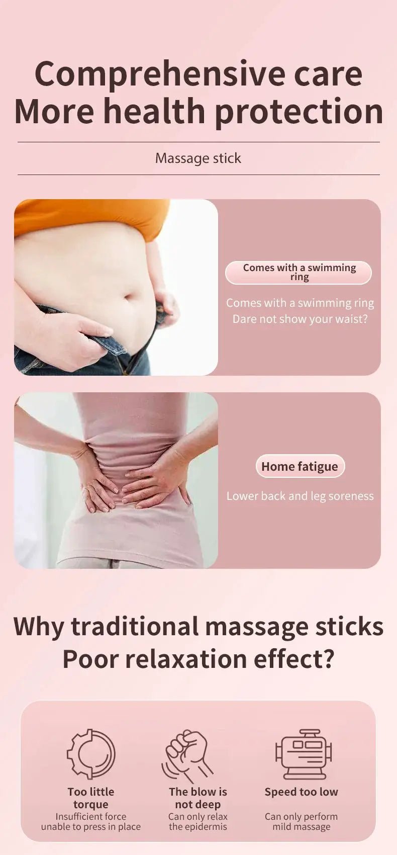 Cordless Massager for Back Relief — product view 9