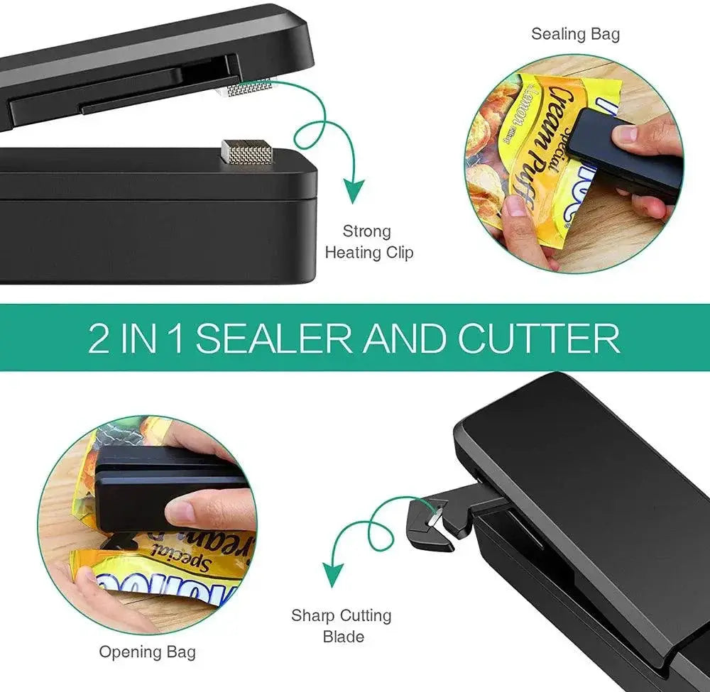 Cordless Mini Bag Sealer Portable Eco Friendly Kitchen Tool