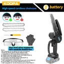 Cordless Mini Chainsaw 6-Inch with 2.0Ah Battery Easy Use