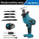 Cordless Reciprocating Saw Adjustable Speed Power Tool Kit