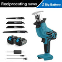 Cordless Reciprocating Saw Adjustable Speed Power Tool Kit