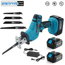 Cordless Reciprocating Saw Adjustable Speed Power Tool Kit