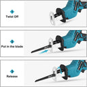 Cordless Reciprocating Saw Adjustable Speed Power Tool Kit