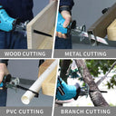 Cordless Reciprocating Saw Adjustable Speed Power Tool Kit