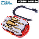 Core Hole Opener Titanium Step Drill Bit Set Portable Efficient