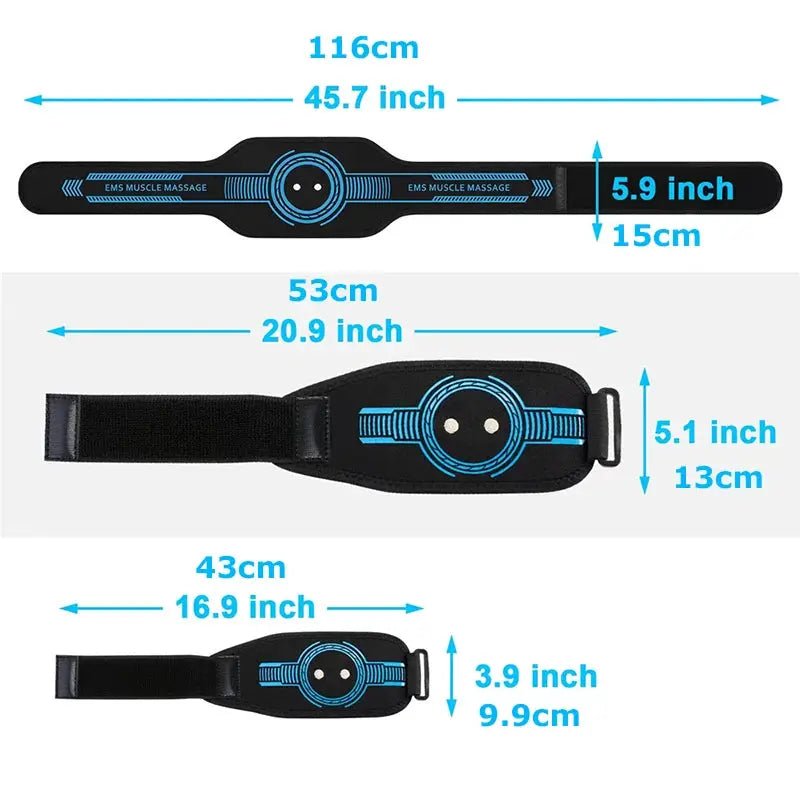 Core Tone EMS Ab Belt for Home Fitness